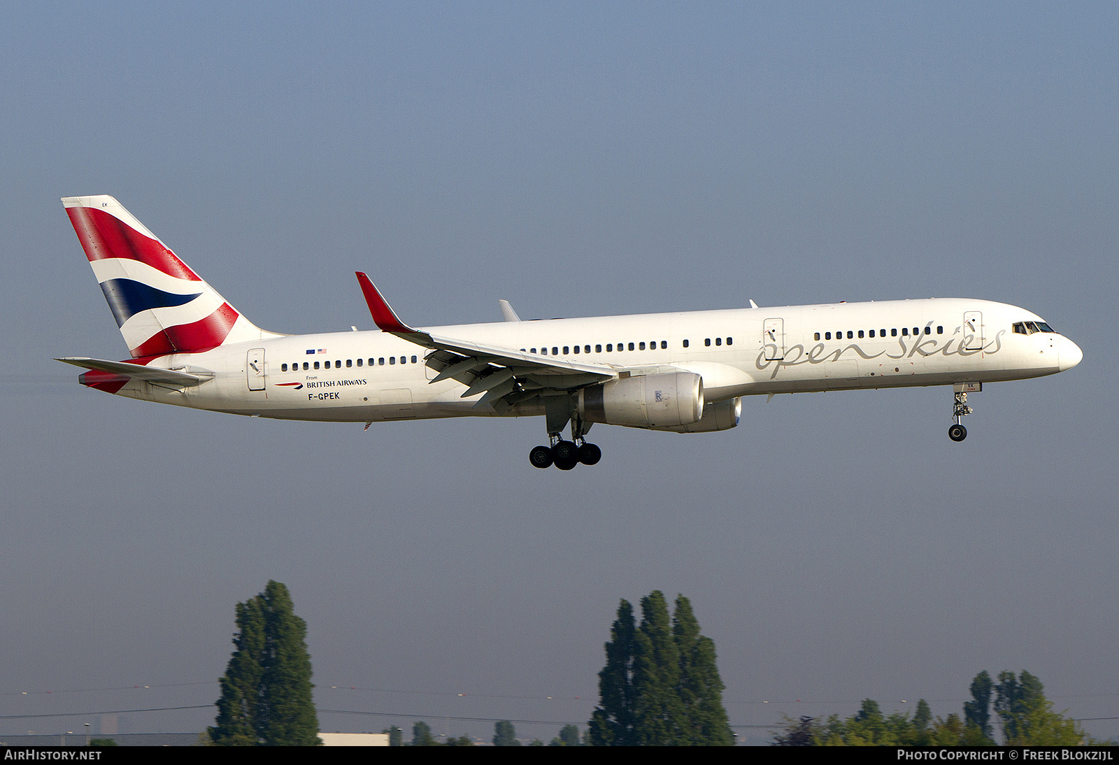 Aircraft Photo of F-GPEK | Boeing 757-236 | OpenSkies | AirHistory.net #314947