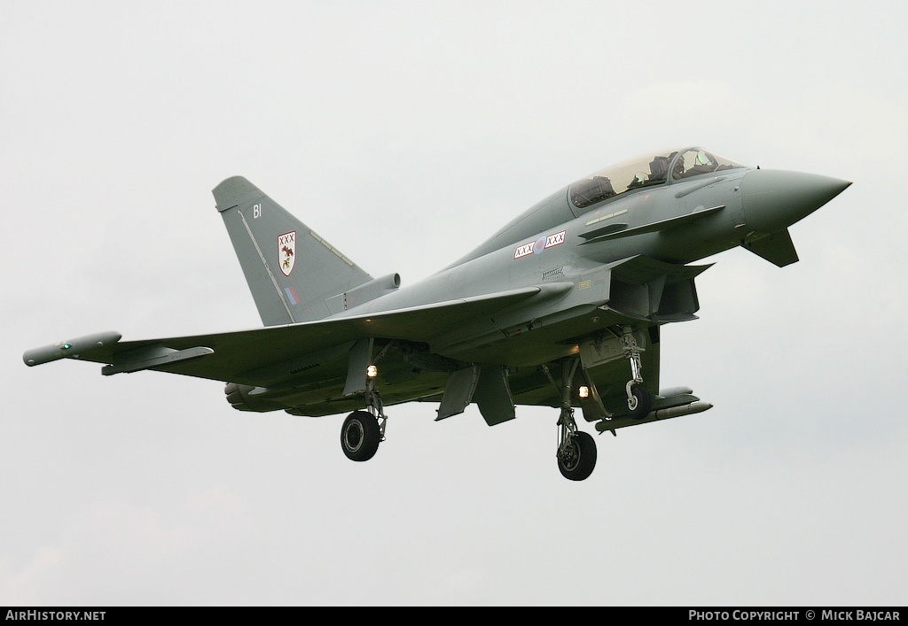 Aircraft Photo of ZJ810 | Eurofighter EF-2000 Typhoon T1 | UK - Air Force | AirHistory.net #314993