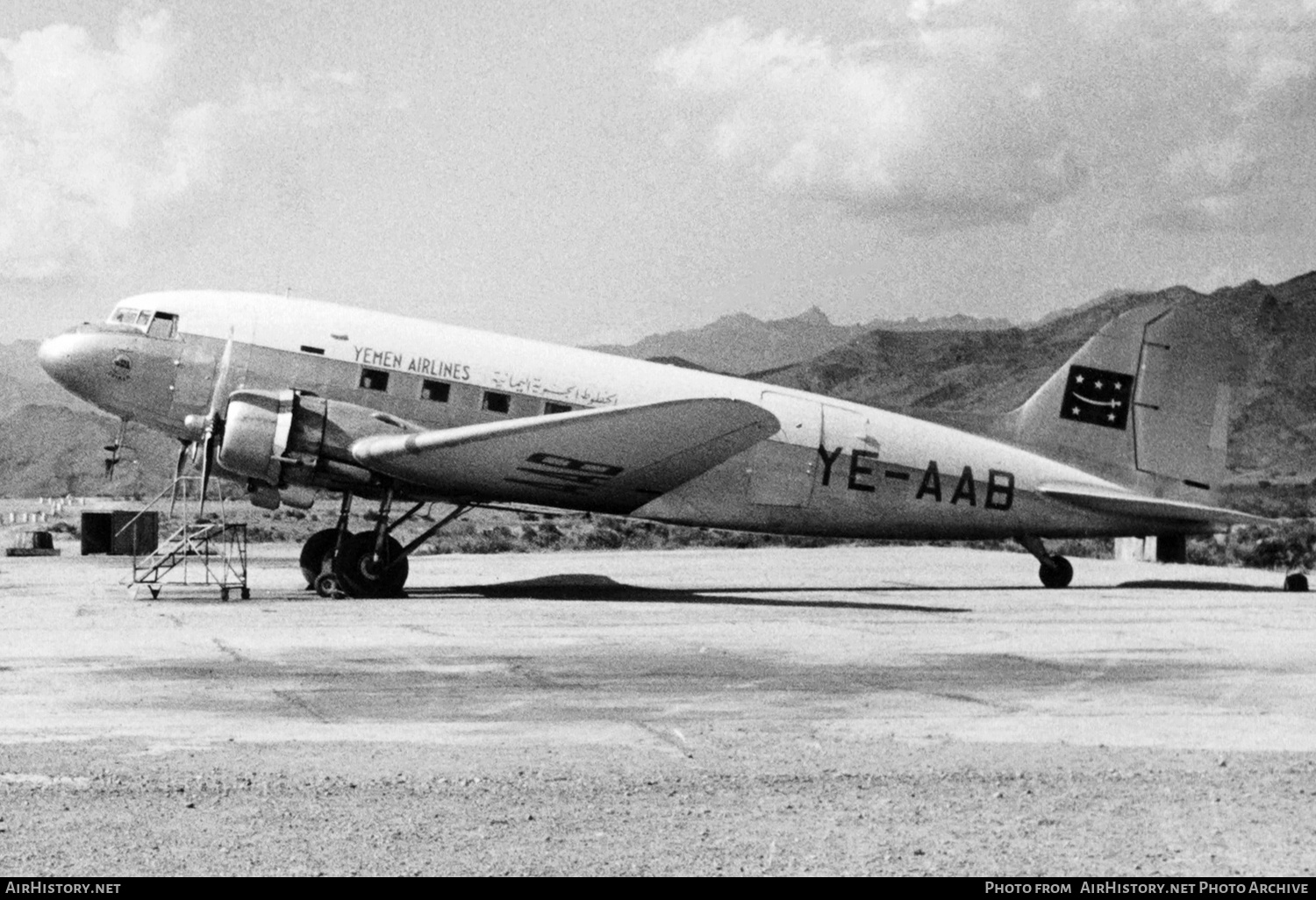 Aircraft Photo of YE-AAB | Douglas C-47 Skytrain | Yemen Airlines | AirHistory.net #315034