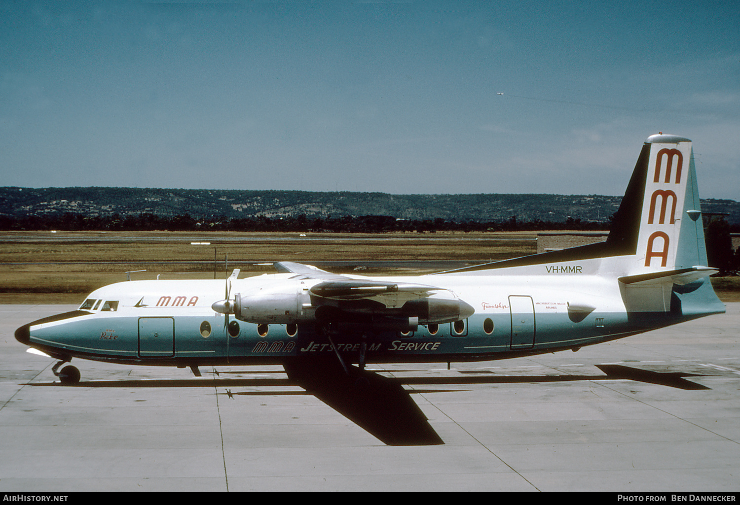 Aircraft Photo of VH-MMR | Fokker F27-200 Friendship | MacRobertson Miller Airlines - MMA | AirHistory.net #315037