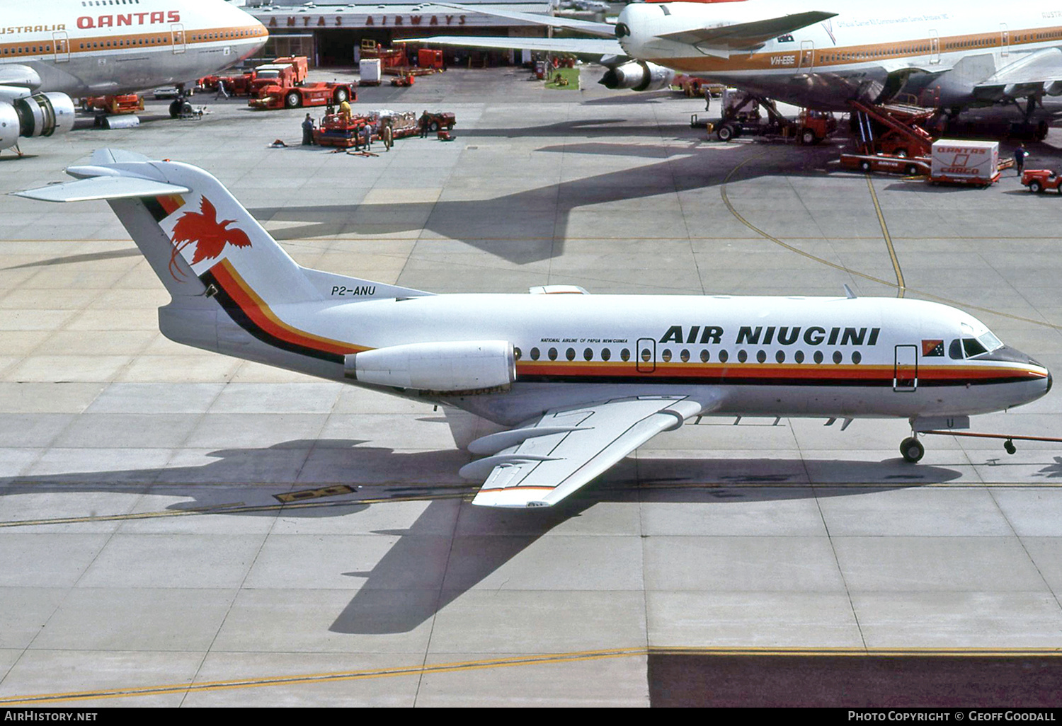 Aircraft Photo of P2-ANU | Fokker F28-1000 Fellowship | Air Niugini | AirHistory.net #315038