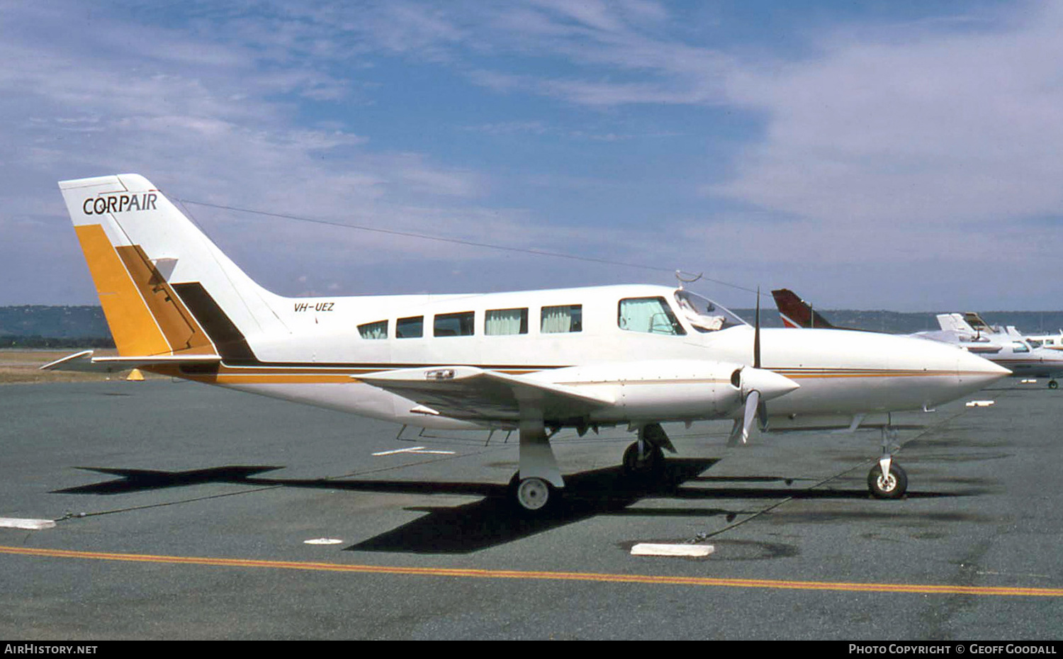 Aircraft Photo of VH-UEZ | Cessna 402C | Corpair - Corporate Air Services | AirHistory.net #315049
