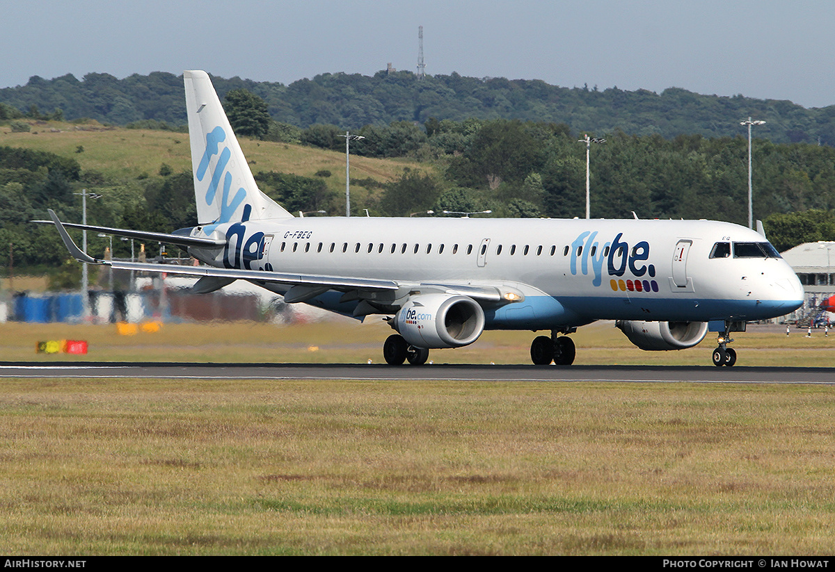 Aircraft Photo of G-FBEG | Embraer 195LR (ERJ-190-200LR) | Flybe | AirHistory.net #315065
