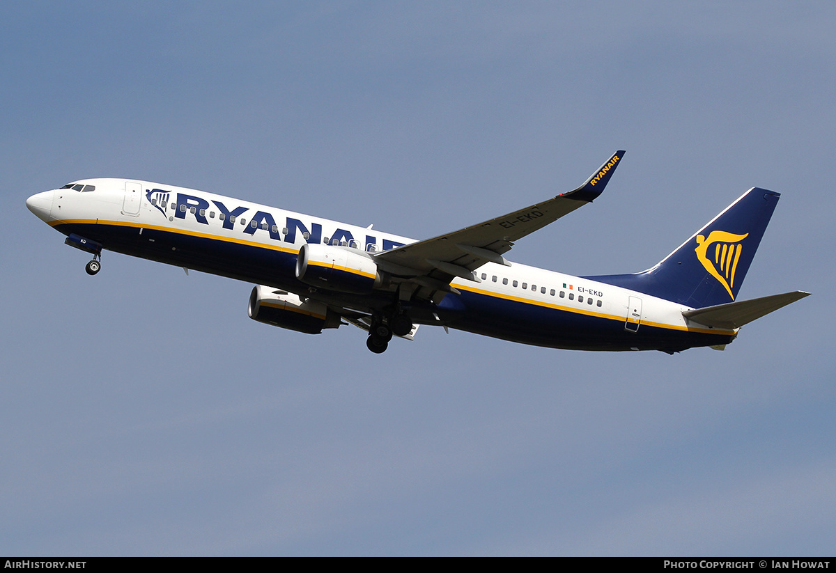 Aircraft Photo of EI-EKD | Boeing 737-8AS | Ryanair | AirHistory.net #315072
