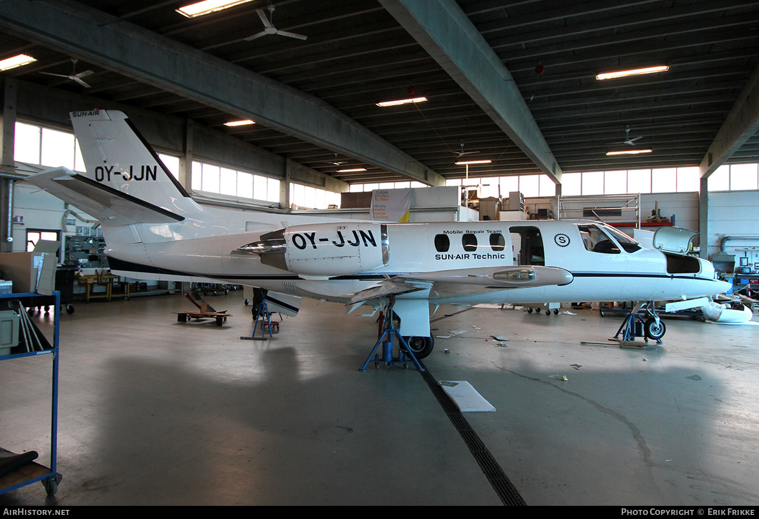Aircraft Photo of OY-JJN | Cessna 501 Citation I/SP | Sun-Air Technic | AirHistory.net #315090