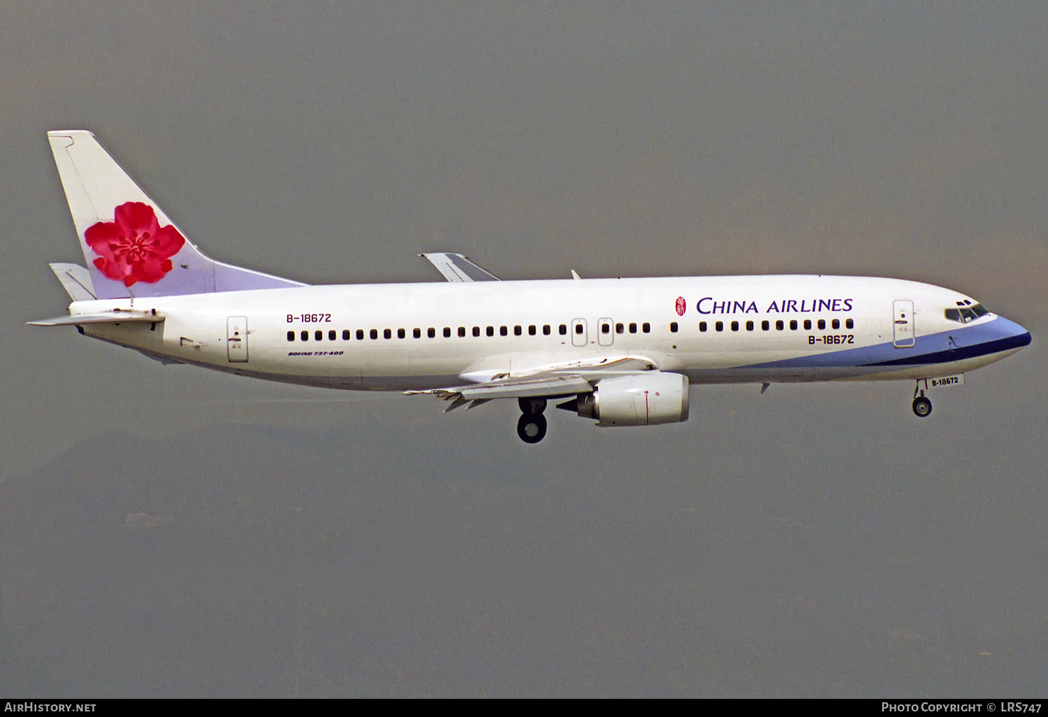 Aircraft Photo of B-18672 | Boeing 737-43Q | China Airlines | AirHistory.net #315097