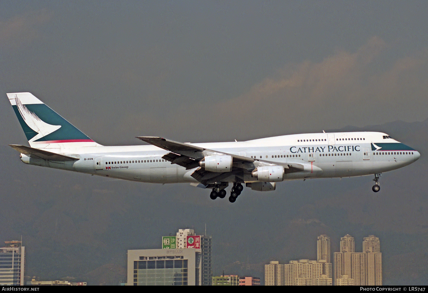 Aircraft Photo of B-HON | Boeing 747-367 | Cathay Pacific Airways | AirHistory.net #315103