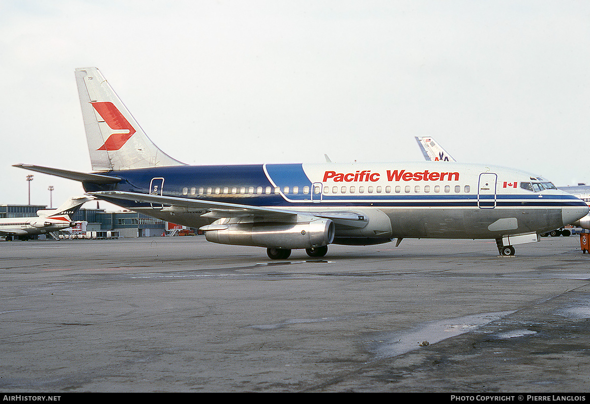 Aircraft Photo of C-GNPW | Boeing 737-275/Adv | Pacific Western Airlines | AirHistory.net #315147