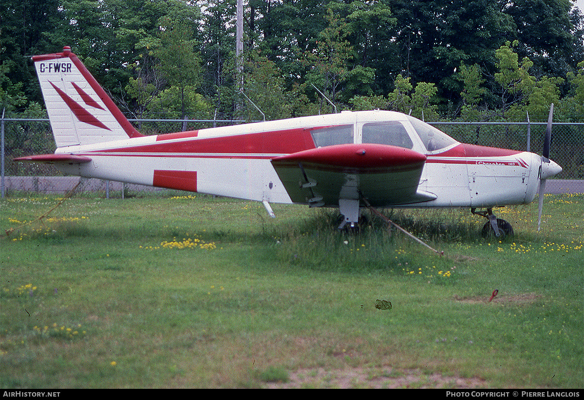 Aircraft Photo of C-FWSR | Piper PA-28-140 Cherokee | AirHistory.net #315151