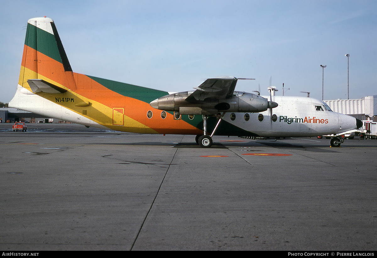 Aircraft Photo of N141PM | Fokker F27-100 Friendship | Pilgrim Airlines | AirHistory.net #315153