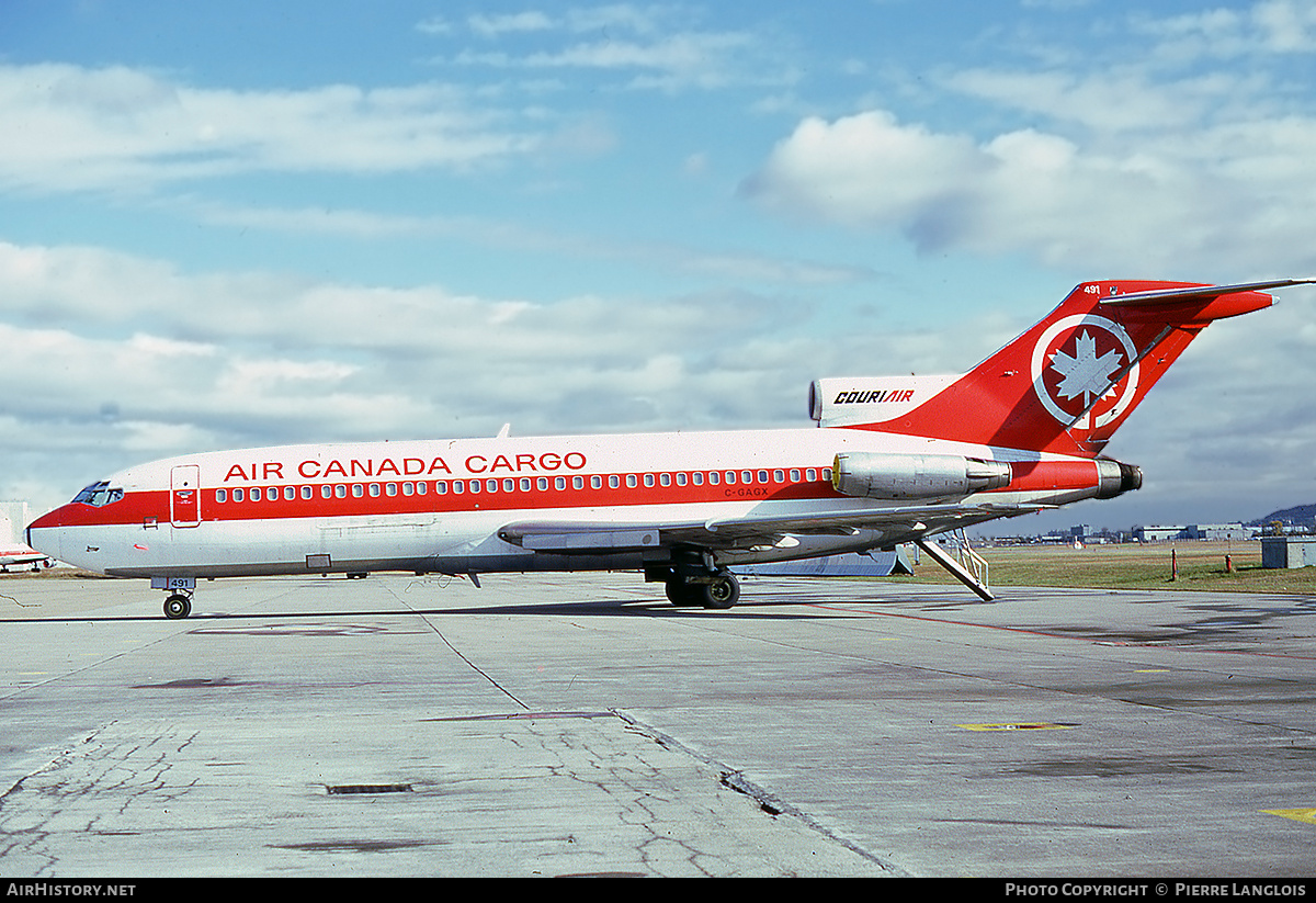 Aircraft Photo of C-GAGX | Boeing 727-22C | Air Canada Cargo | AirHistory.net #315173
