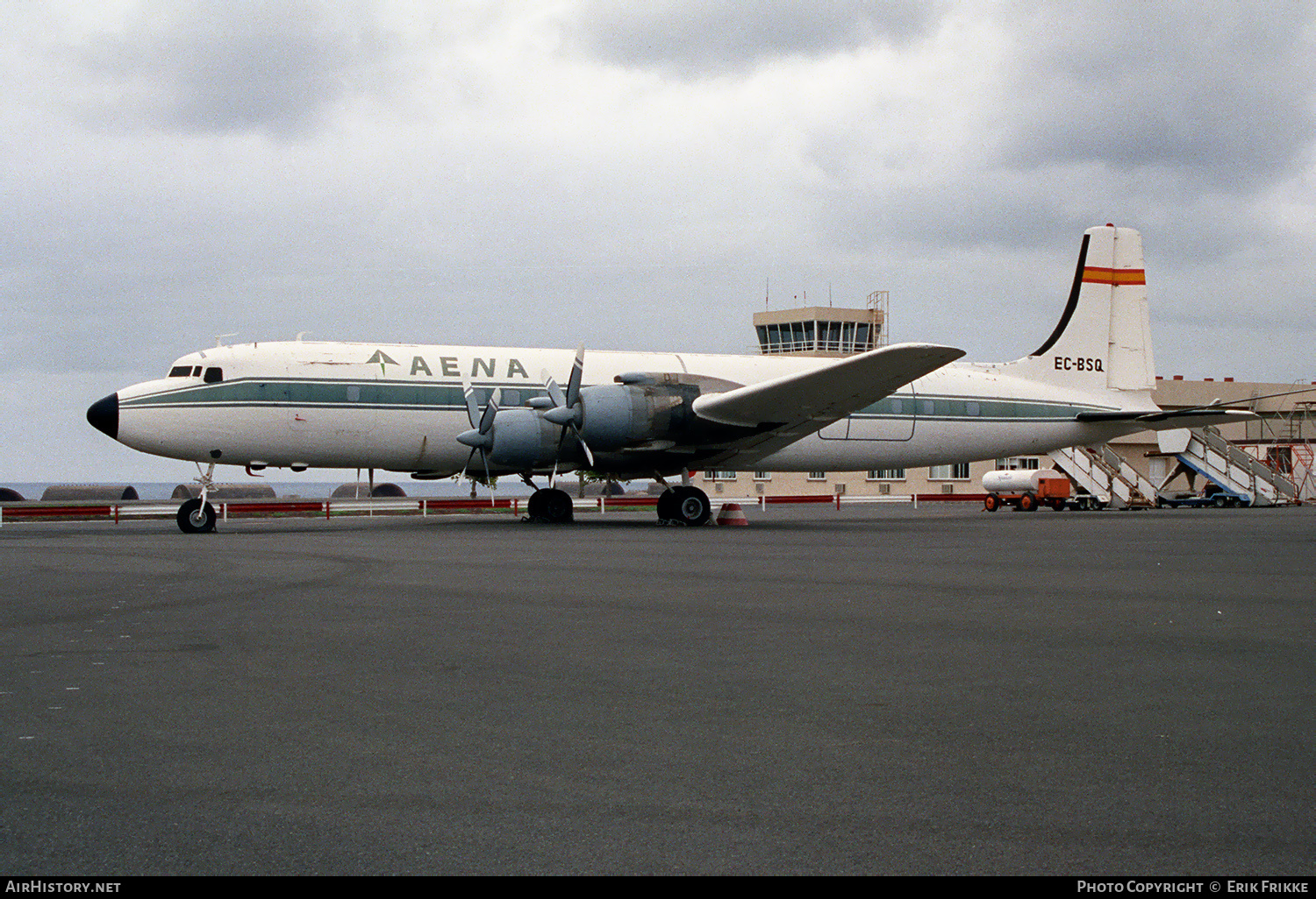 Aircraft Photo of EC-BSQ | Douglas DC-7C | Spantax | AirHistory.net #315218