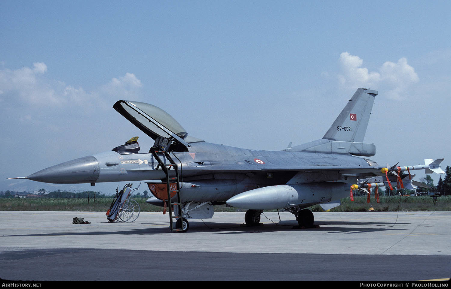 Aircraft Photo of 87-0021 | General Dynamics F-16C Fighting Falcon | Turkey - Air Force | AirHistory.net #315237