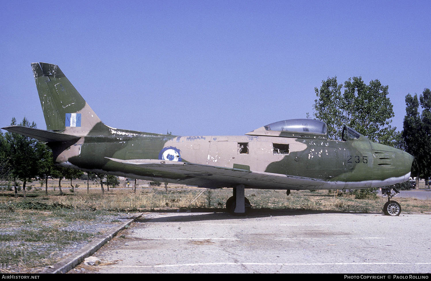 Aircraft Photo of 235 | Canadair CL-13 Sabre 2 | Greece - Air Force | AirHistory.net #315241