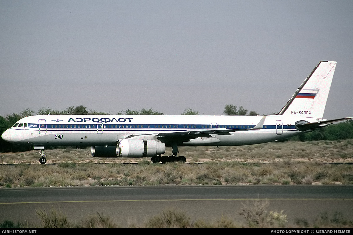 Aircraft Photo of RA-64004 | Tupolev Tu-204 | Aeroflot | AirHistory.net #315271