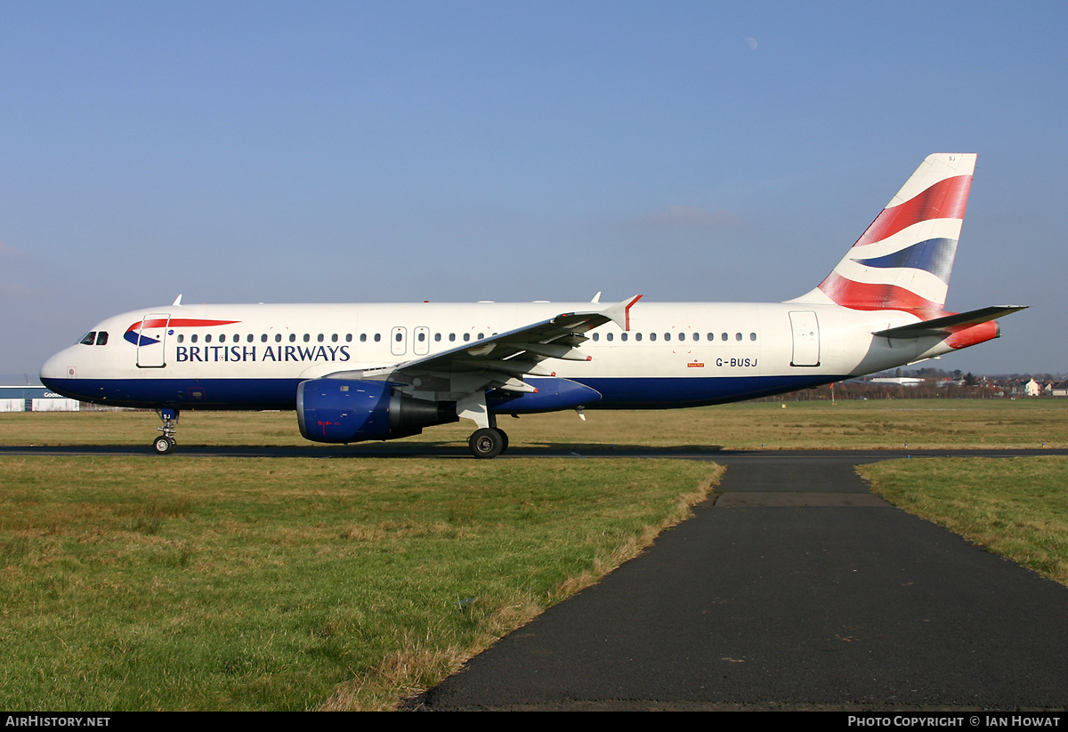 Aircraft Photo of G-BUSJ | Airbus A320-211 | British Airways | AirHistory.net #315284