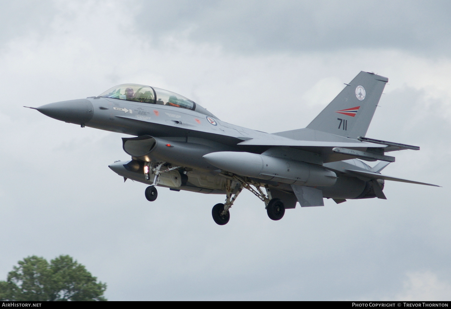 Aircraft Photo of 711 | General Dynamics F-16BM Fighting Falcon | Norway - Air Force | AirHistory.net #315285