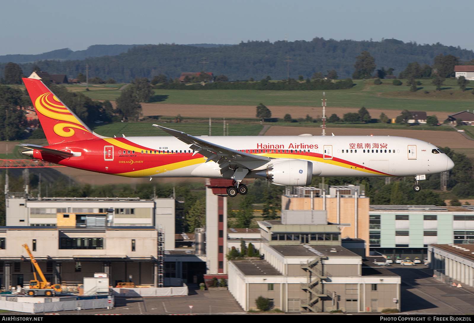 Aircraft Photo of B-1138 | Boeing 787-9 Dreamliner | Hainan Airlines | AirHistory.net #315304