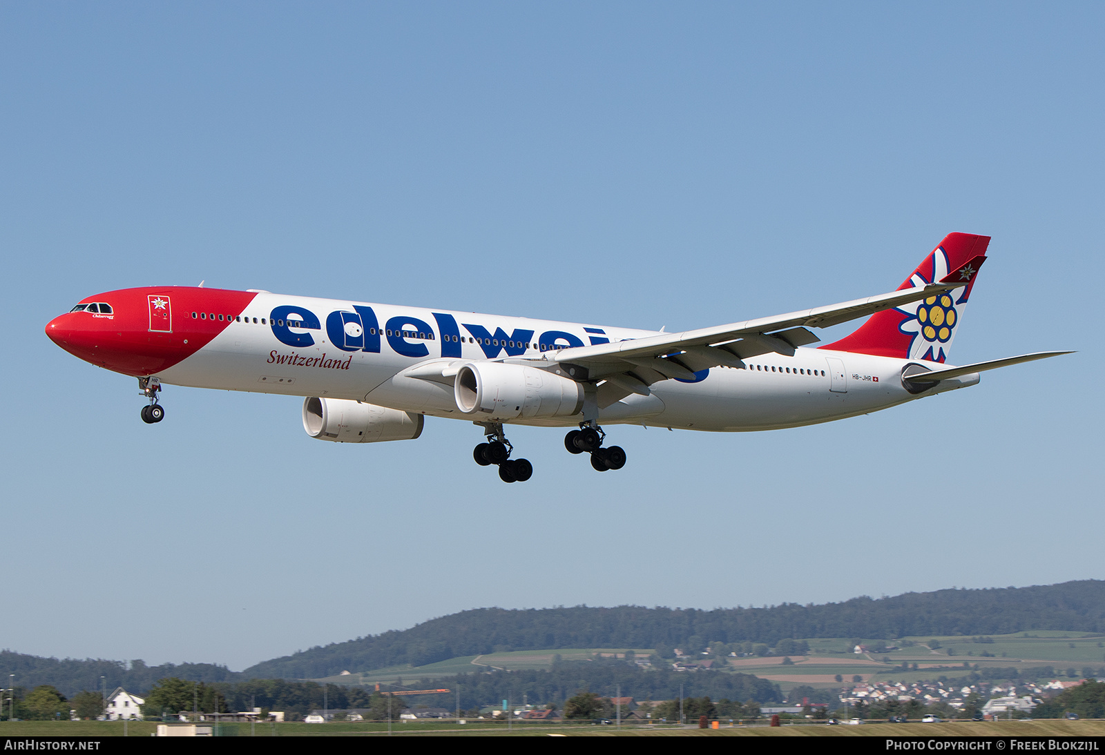 Aircraft Photo of HB-JHR | Airbus A330-343 | Edelweiss Air | AirHistory.net #315308