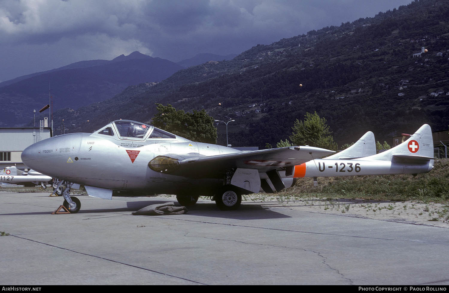 Aircraft Photo of U-1236 | De Havilland D.H. 115 Vampire T55 | Switzerland - Air Force | AirHistory.net #315309