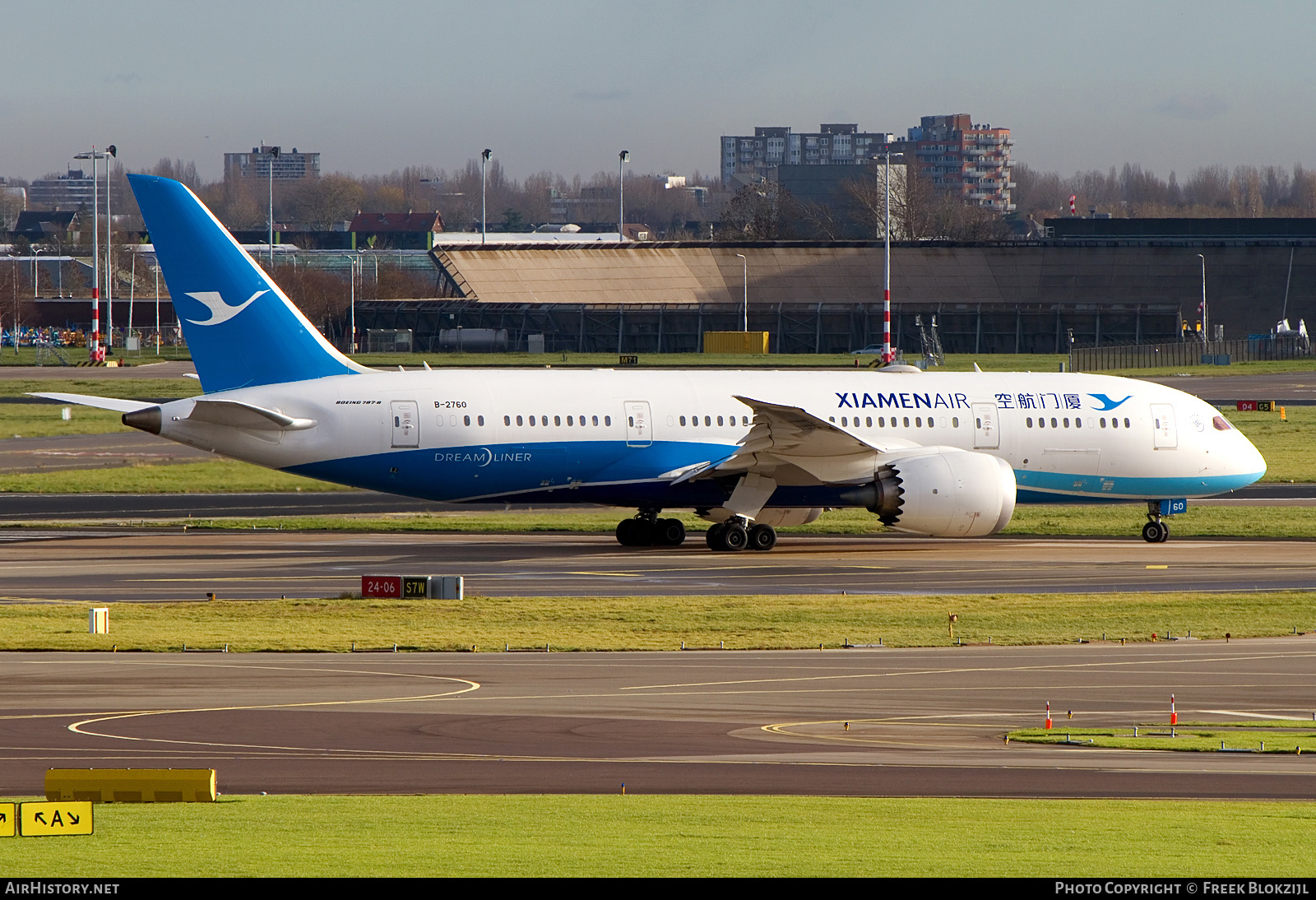 Aircraft Photo of B-2760 | Boeing 787-8 Dreamliner | Xiamen Airlines | AirHistory.net #315314