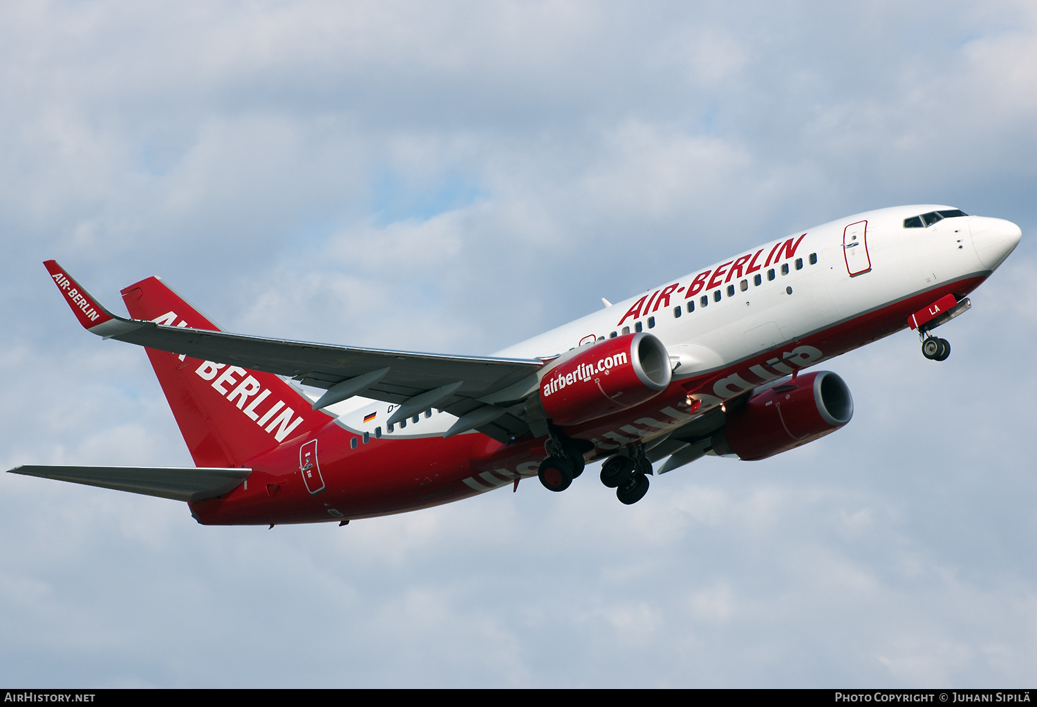 Aircraft Photo of D-ABLA | Boeing 737-76J | Air Berlin | AirHistory.net #315330