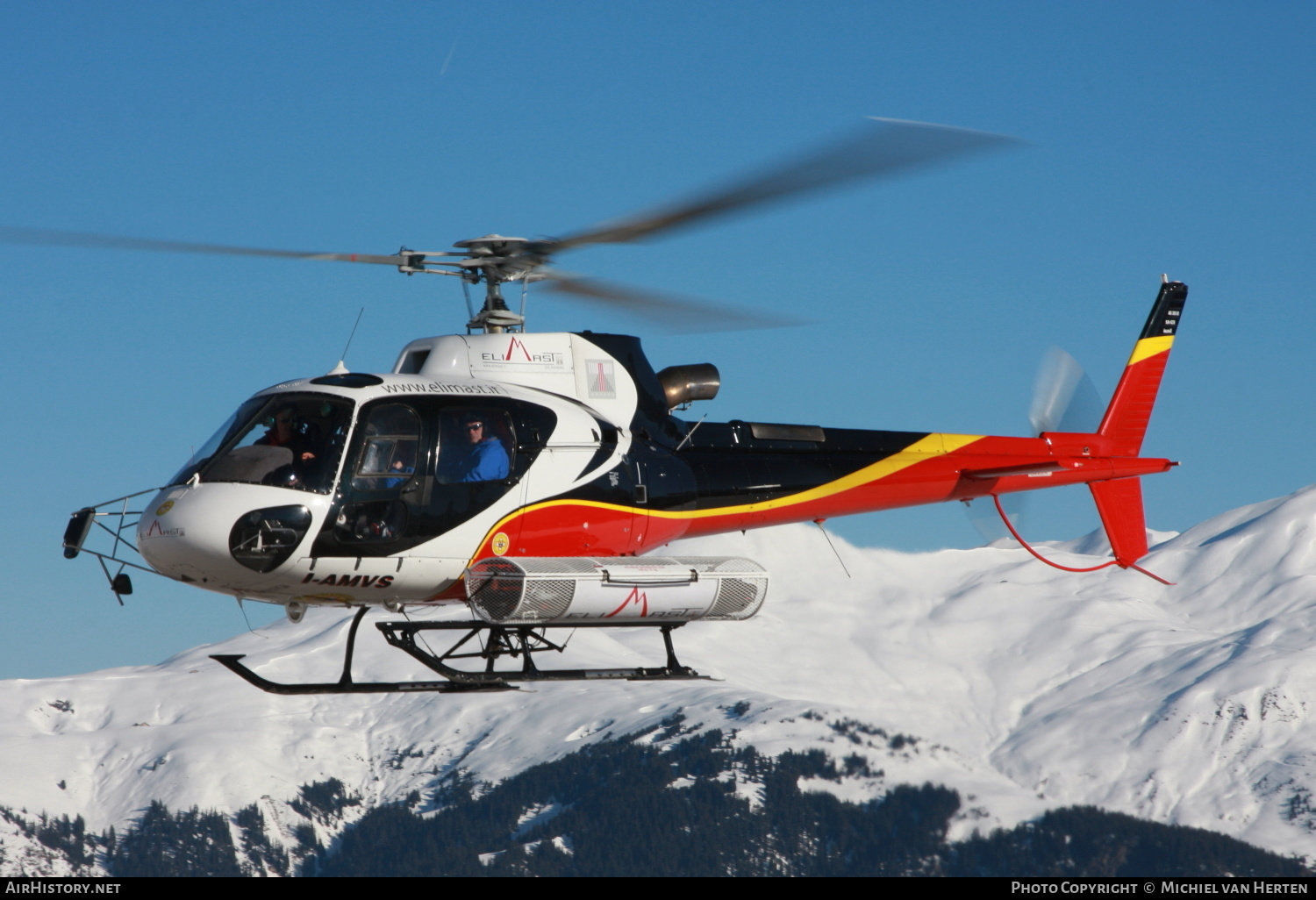 Aircraft Photo of I-AMVS | Eurocopter AS-350B-3 Ecureuil | Eli Mast | AirHistory.net #315356
