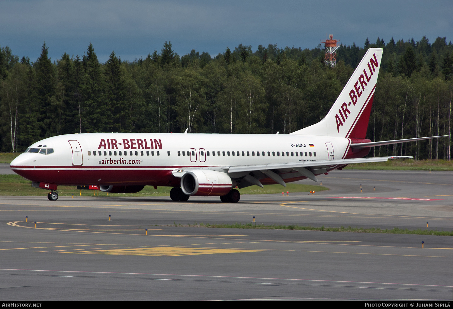Aircraft Photo of D-ABKA | Boeing 737-82R | Air Berlin | AirHistory.net #315363