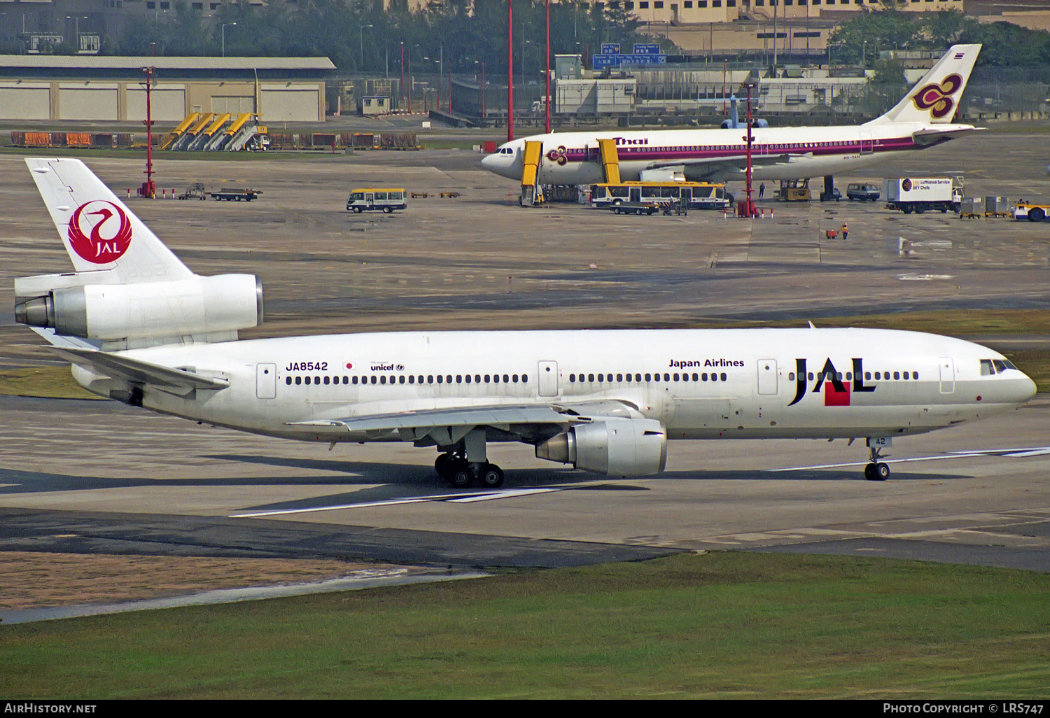 Aircraft Photo of JA8542 | McDonnell Douglas DC-10-40 | Japan Airlines - JAL | AirHistory.net #315373