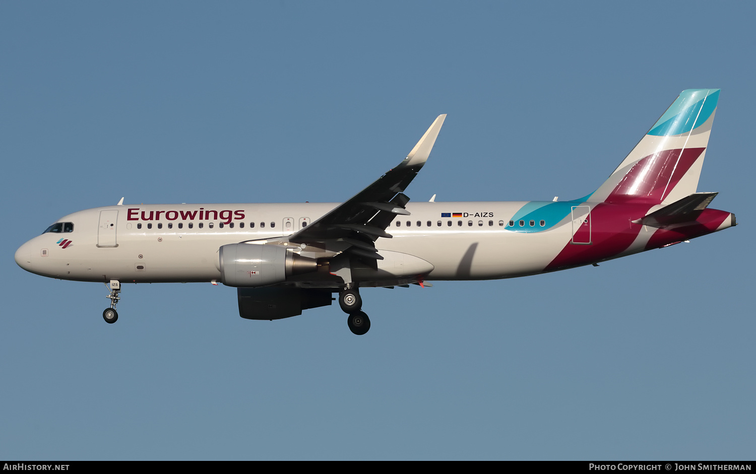 Aircraft Photo of D-AIZS | Airbus A320-214 | Eurowings | AirHistory.net #315382