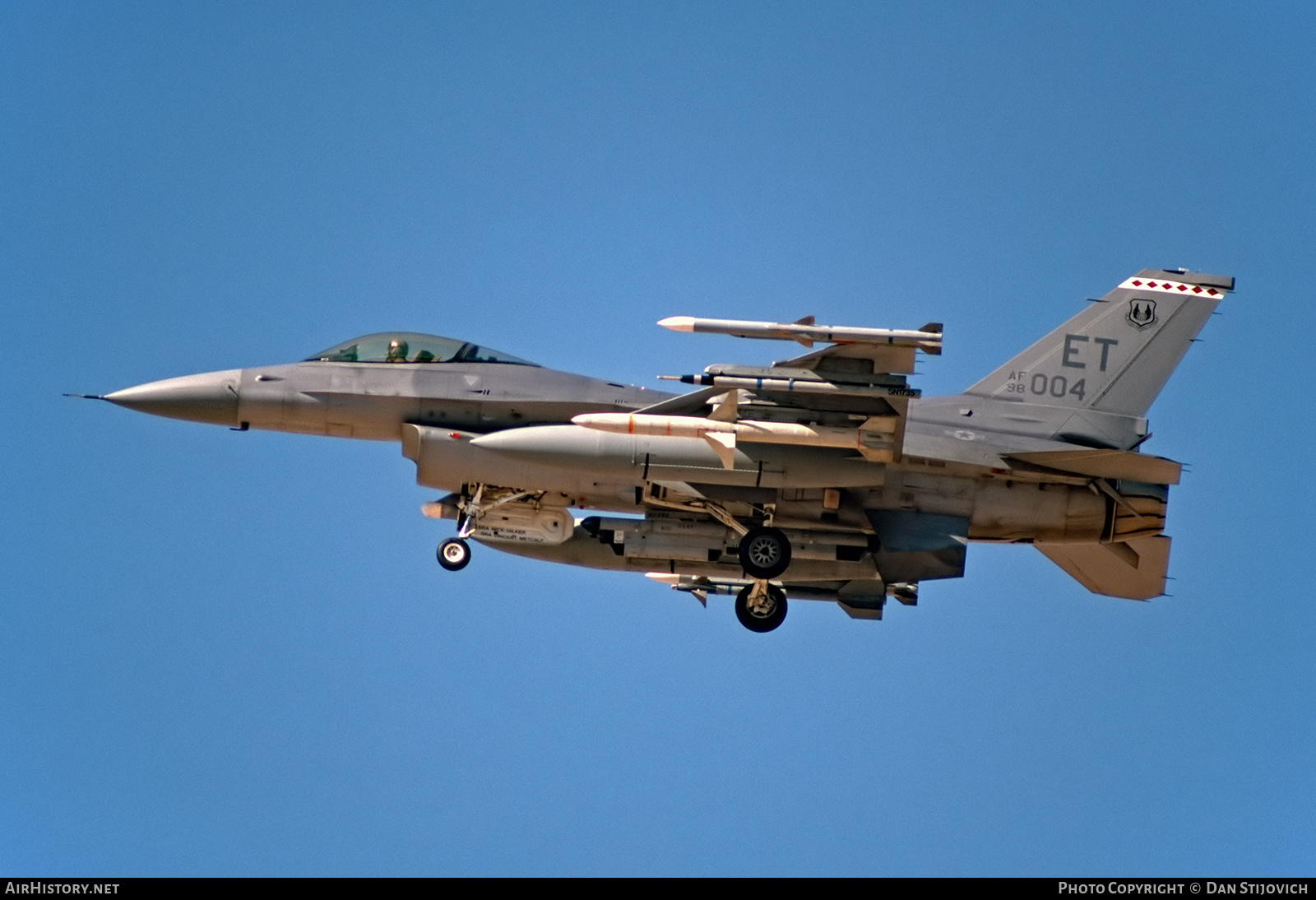 Aircraft Photo of 98-0004 / AF98-004 | General Dynamics F-16CM Fighting Falcon | USA - Air Force | AirHistory.net #315389