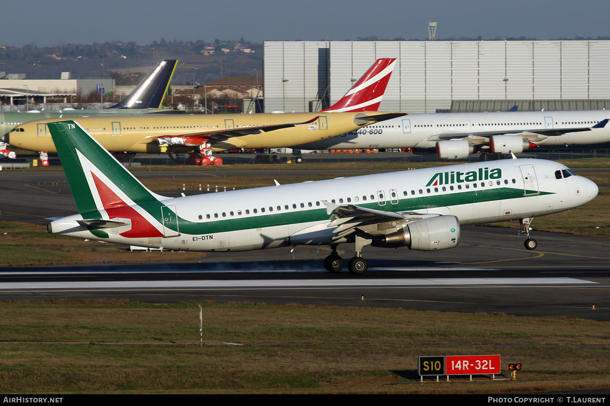 Aircraft Photo of EI-DTN | Airbus A320-216 | Alitalia | AirHistory.net #315390