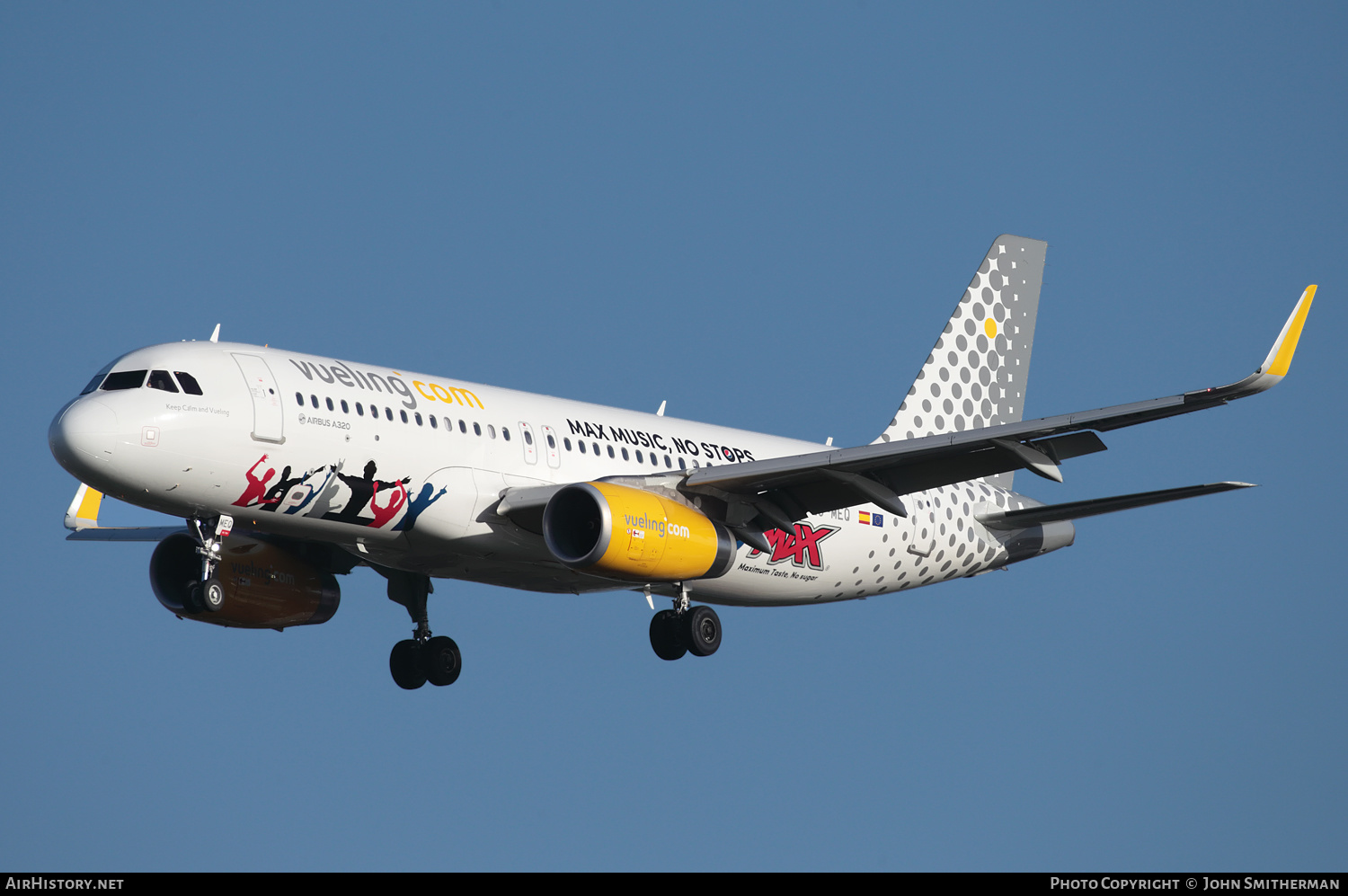 Aircraft Photo of EC-MEQ | Airbus A320-232 | Vueling Airlines | AirHistory.net #315394