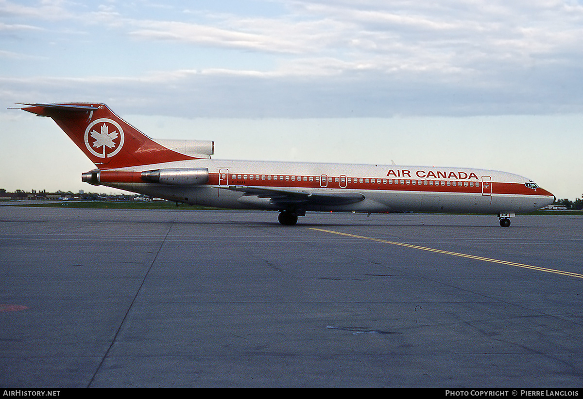 Aircraft Photo of C-GAAA | Boeing 727-233/Adv | Air Canada | AirHistory.net #315425