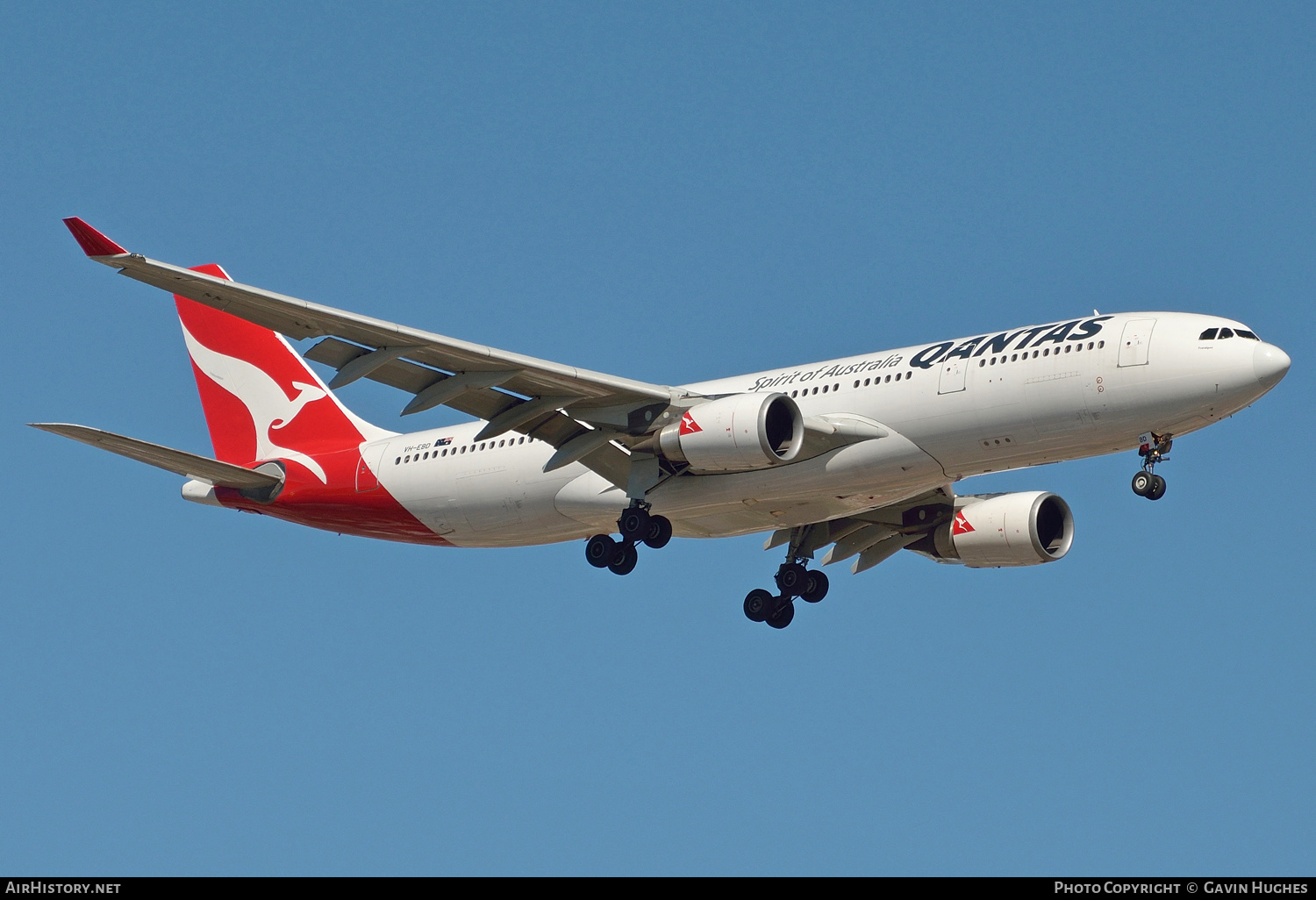 Aircraft Photo of VH-EBD | Airbus A330-202 | Qantas | AirHistory.net #315430