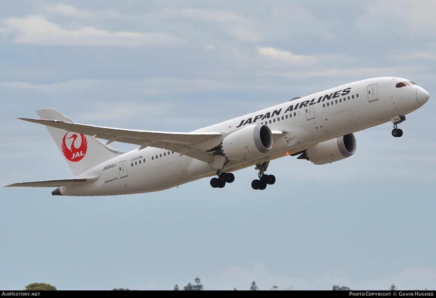 Aircraft Photo of JA840J | Boeing 787-8 Dreamliner | Japan Airlines - JAL | AirHistory.net #315448