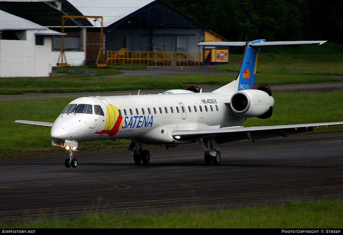 Aircraft Photo of FAC-1173 / HK-4536-X | Embraer ERJ-145LR (EMB-145LR) | Colombia - Satena | AirHistory.net #315485