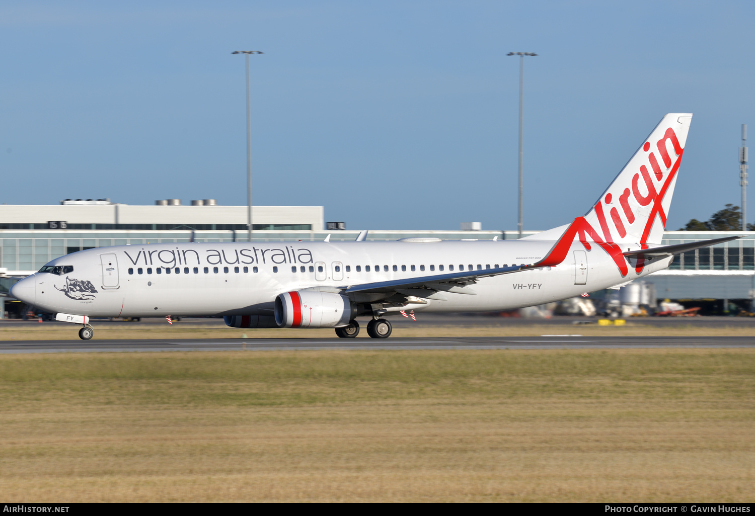 Aircraft Photo of VH-YFY | Boeing 737-8FE | Virgin Australia Airlines | AirHistory.net #315503