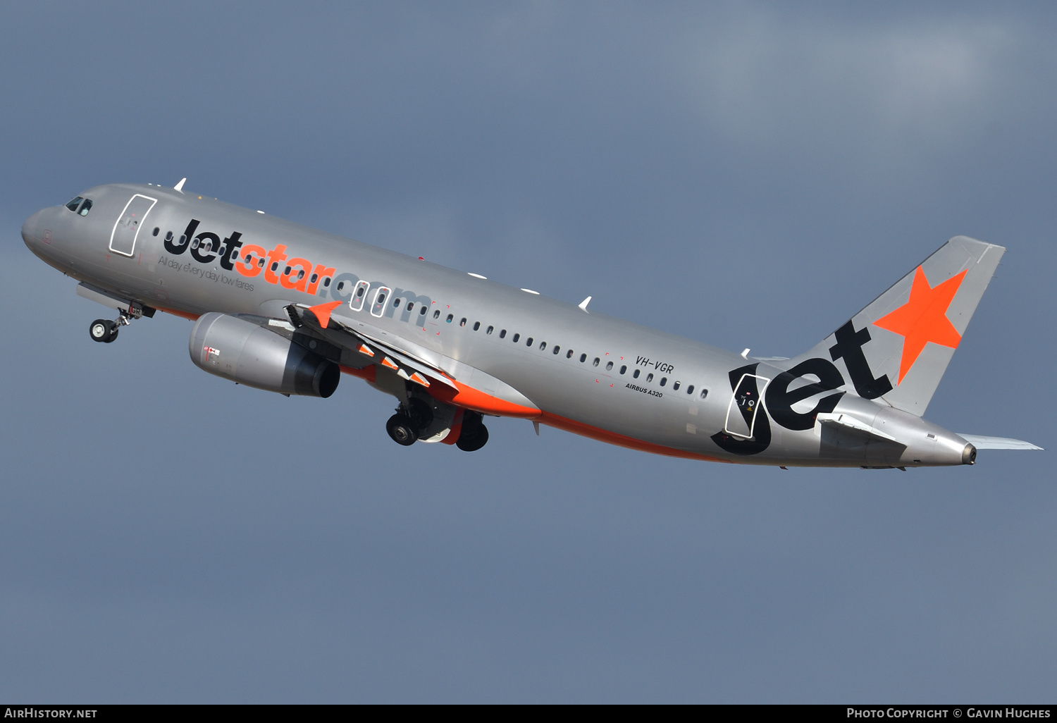 Aircraft Photo of VH-VGR | Airbus A320-232 | Jetstar Airways | AirHistory.net #315515