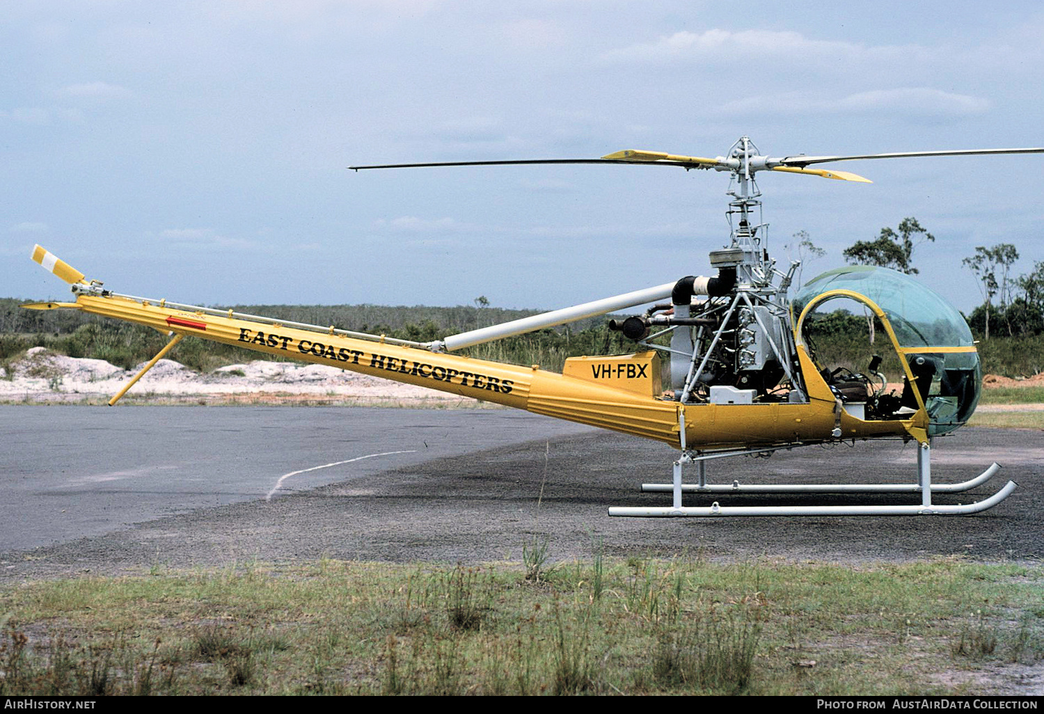 Aircraft Photo of VH-FBX | Hiller UH-12E | East Coast Helicopters | AirHistory.net #315520