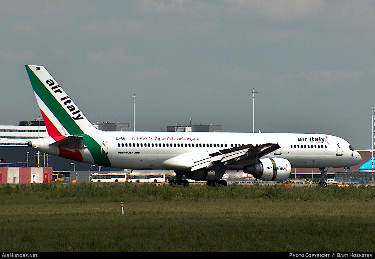 Aircraft Photo of EI-IGB | Boeing 757-230 | Air Italy | AirHistory.net #315529
