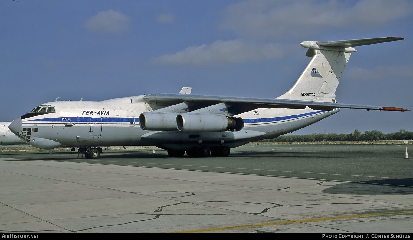 Aircraft Photo of EK-86724 | Ilyushin Il-76 | Yer-Avia | AirHistory.net #315576