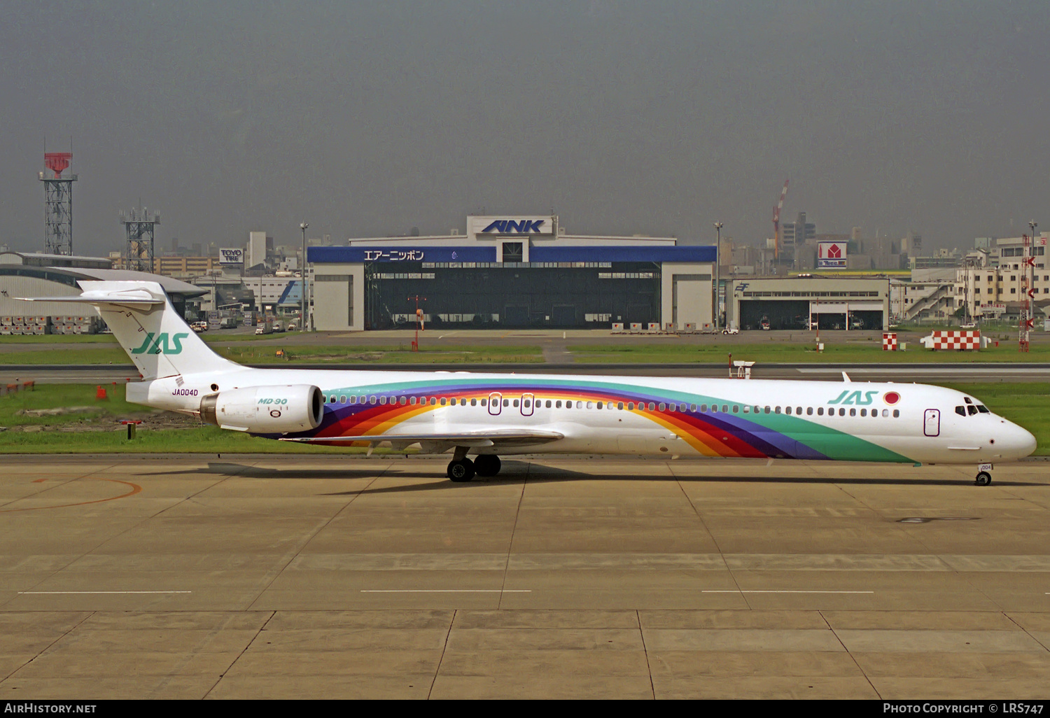 Aircraft Photo of JA004D | McDonnell Douglas MD-90-30 | Japan Air System - JAS | AirHistory.net #315578