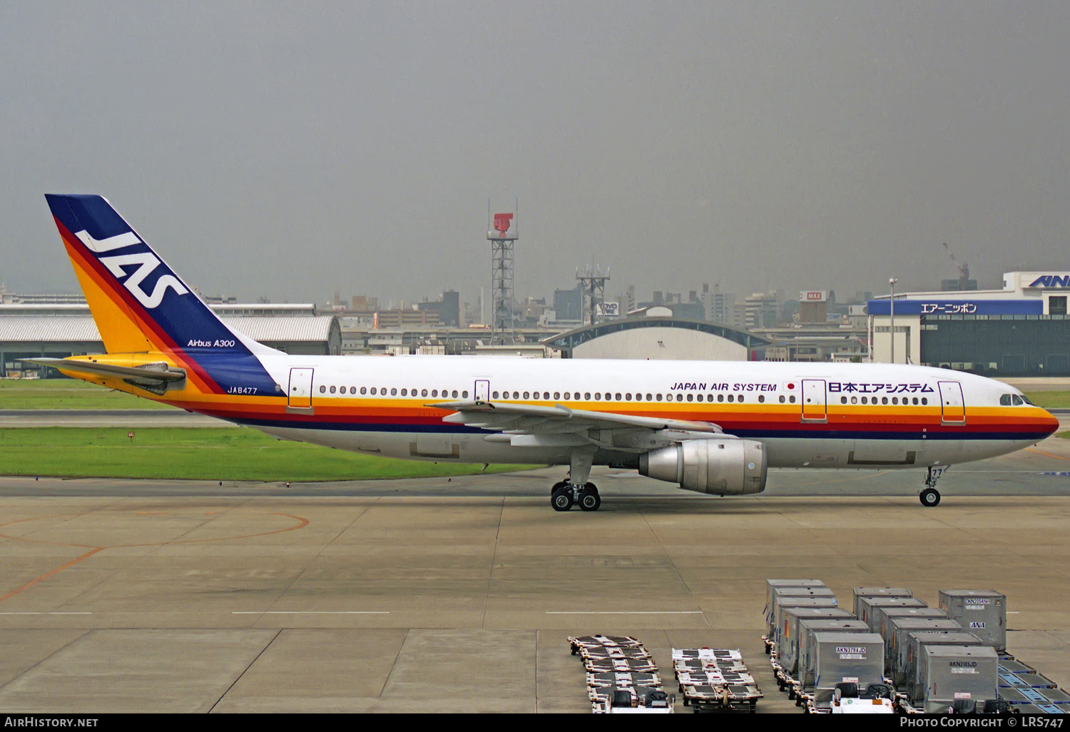 Aircraft Photo of JA8477 | Airbus A300B2K-3C | Japan Air System - JAS | AirHistory.net #315583