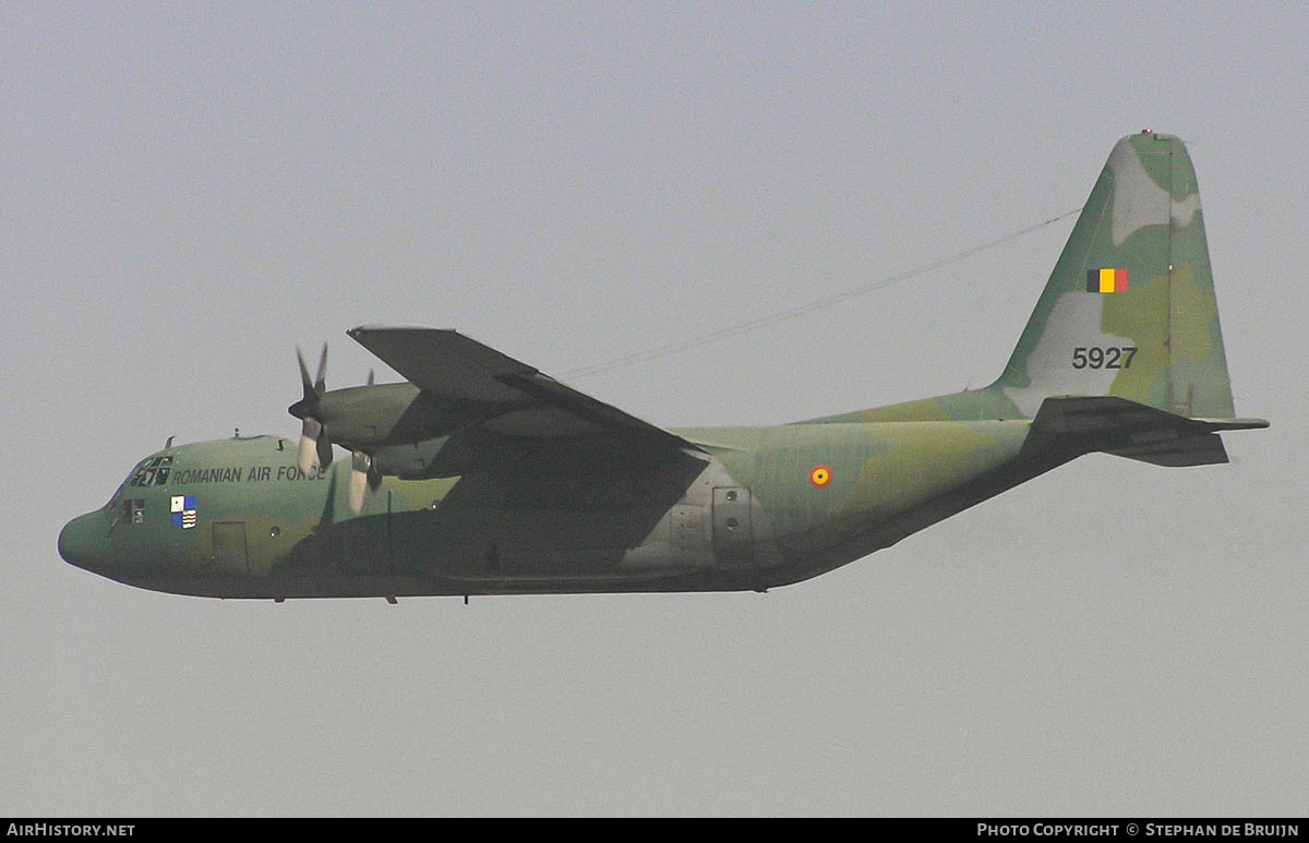 Aircraft Photo of 5927 | Lockheed C-130B Hercules (L-282) | Romania - Air Force | AirHistory.net #315588