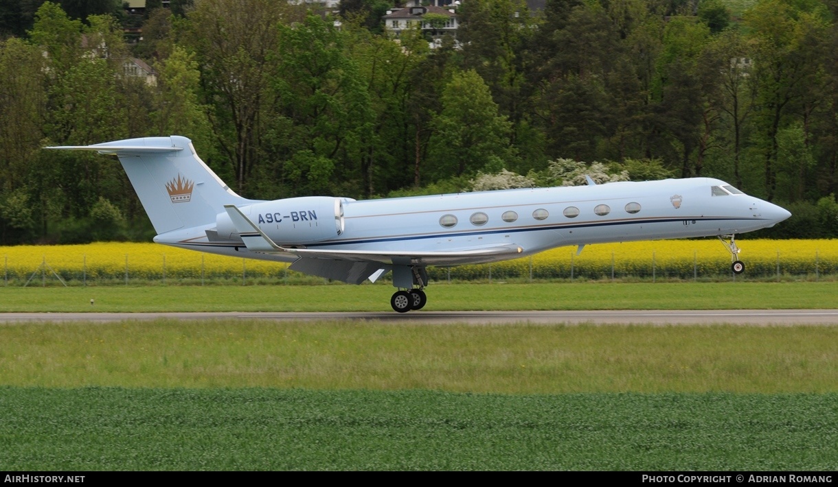 Aircraft Photo of A9C-BRN | Gulfstream Aerospace G-V-SP Gulfstream G550 | Bahrain Royal Flight | AirHistory.net #315593