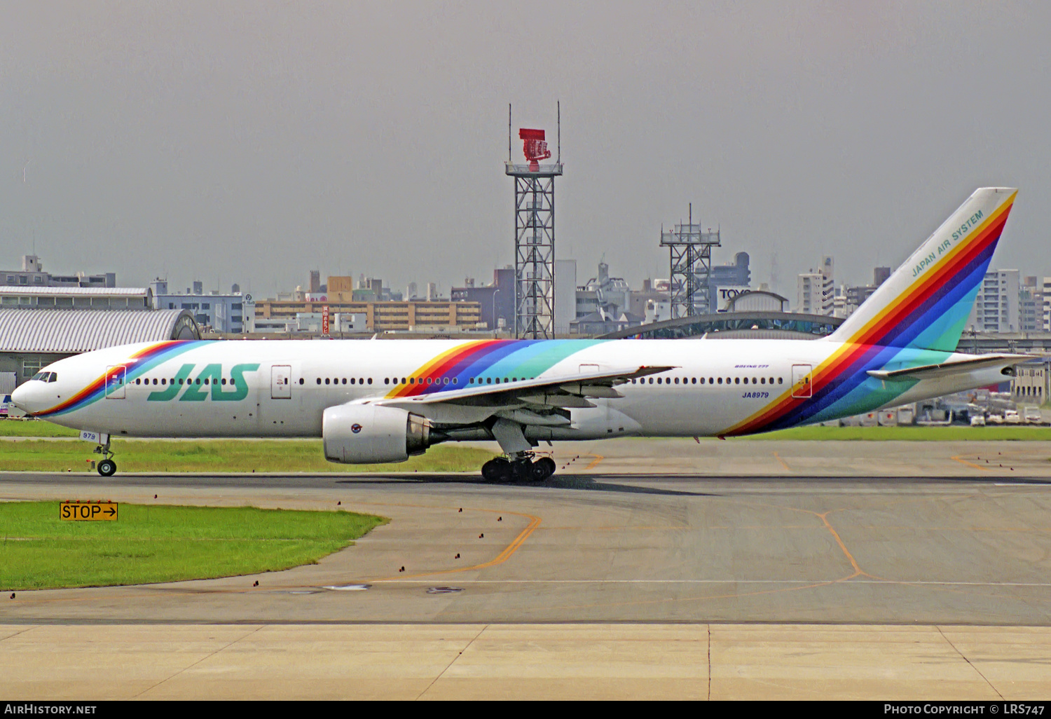 Aircraft Photo of JA8979 | Boeing 777-289 | Japan Air System - JAS | AirHistory.net #315605