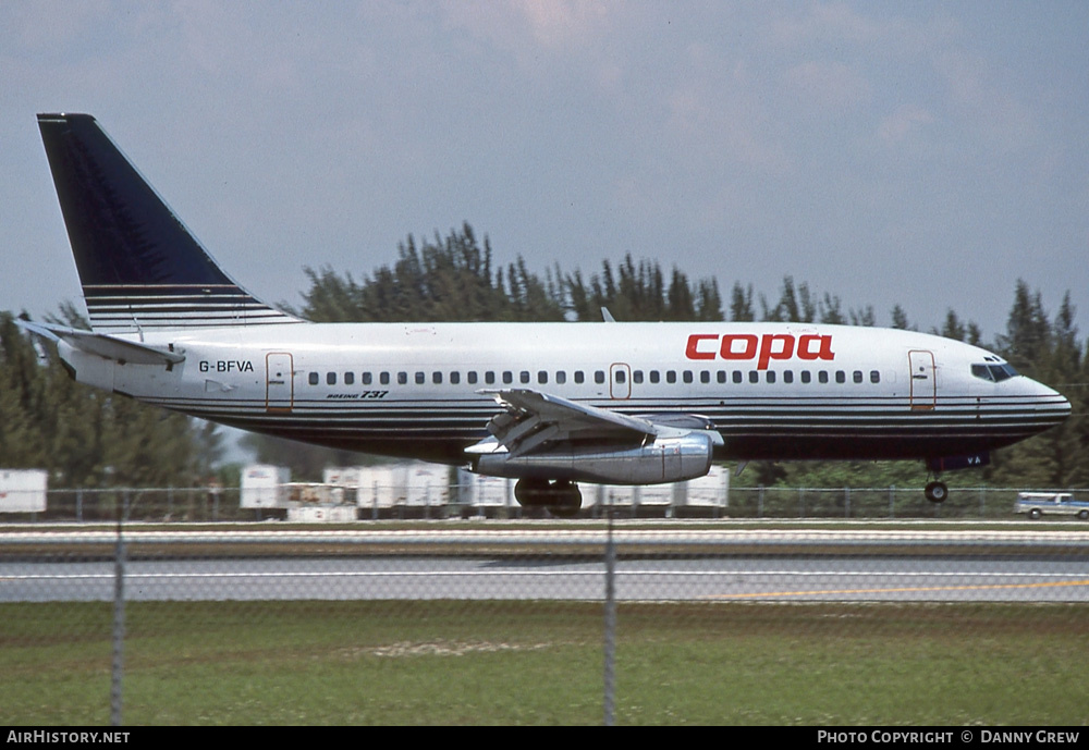 Aircraft Photo of G-BFVA | Boeing 737-204/Adv | COPA Panama | AirHistory.net #315606