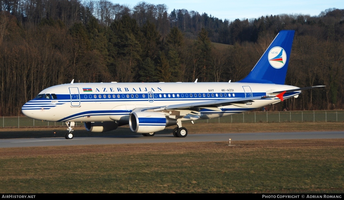 Aircraft Photo of 4K-AZ01 | Airbus ACJ319 (A319-115/CJ) | Azerbaijan Government | AirHistory.net #315609