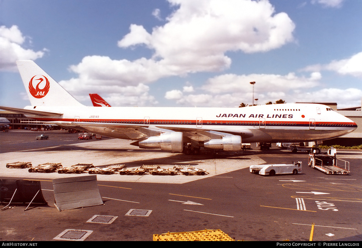 Aircraft Photo of JA8149 | Boeing 747-246B | Japan Air Lines - JAL | AirHistory.net #315632